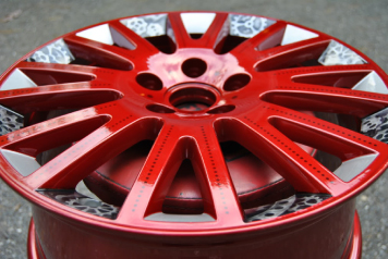 ล้อรถพ่นสี powder coating